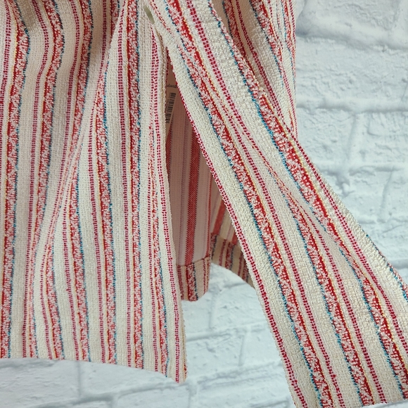 Madewell|NWT Boucle Striped Cross Back Tank Top - Picture 4 of 8